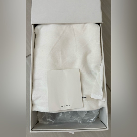 The Row Bow Flat Slingback Sandals, 39, Black - Picture 9 of 12